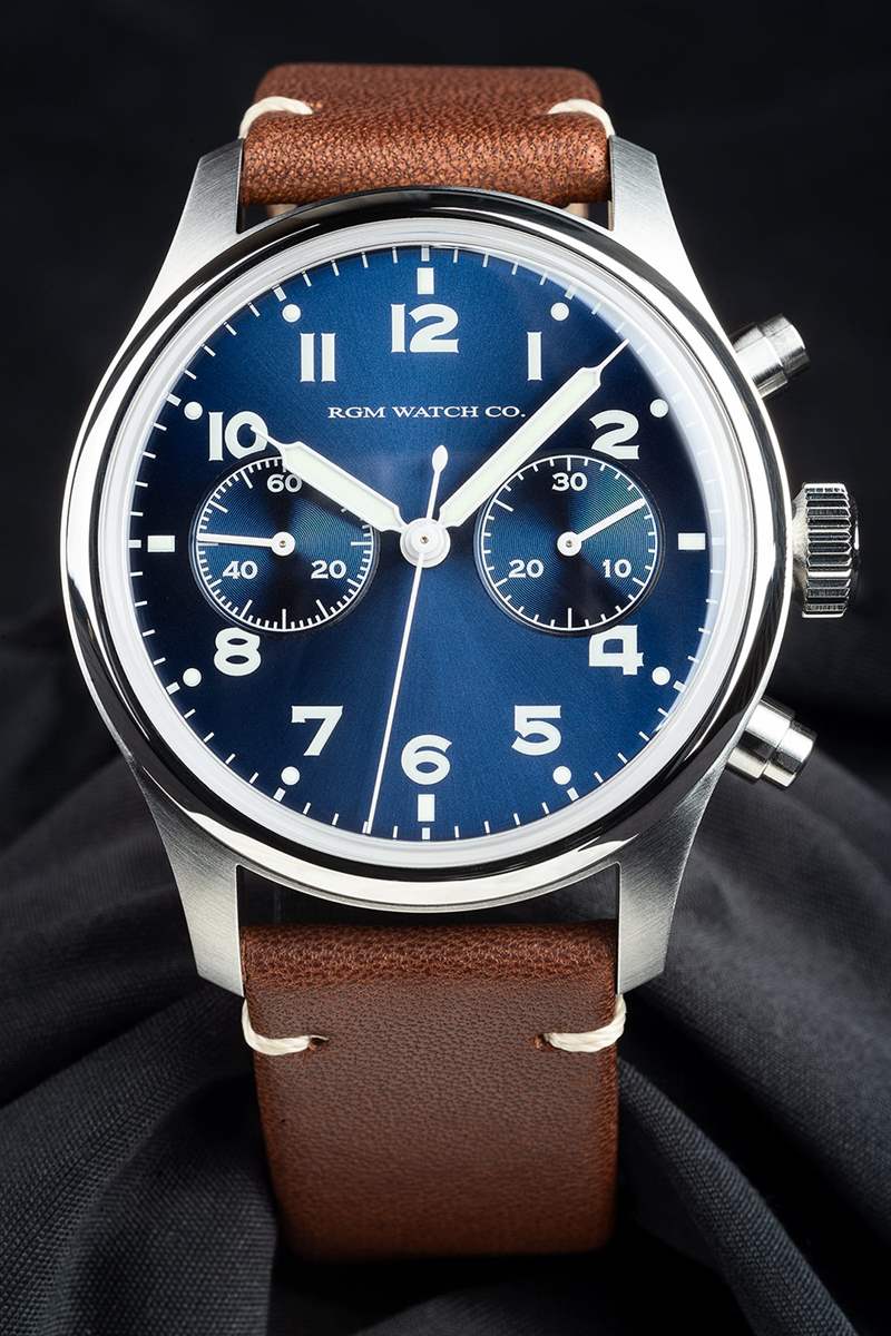 美國制表商RGM推出全新軍用靈感600-B型計時腕表-復刻表