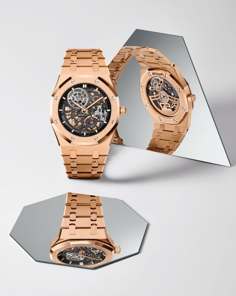 AP皇家橡樹2022新表亮點3：「Jumbo」超薄鏤空腕表39毫米-復刻表
