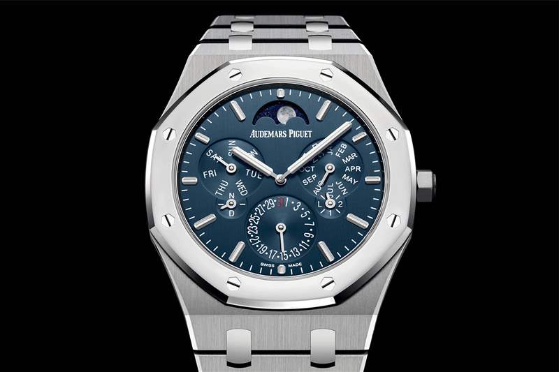 愛彼皇家橡樹萬年歷超薄腕表-復刻表