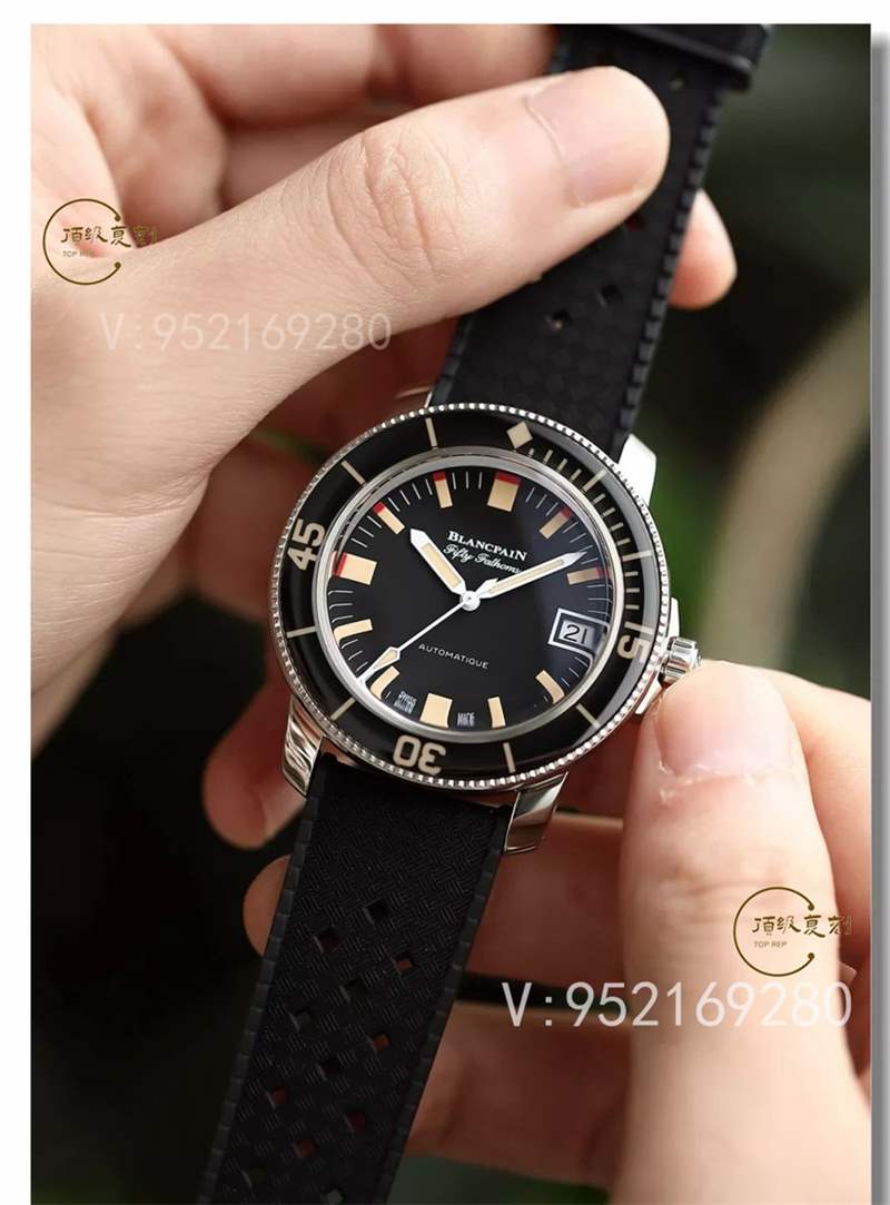 ZF廠寶珀五十噚5008b梭子魚復刻表做工怎么樣-復刻表