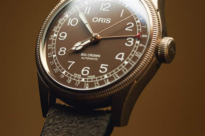 歐利時Oris大皇冠青銅指針日期腕表-復刻表