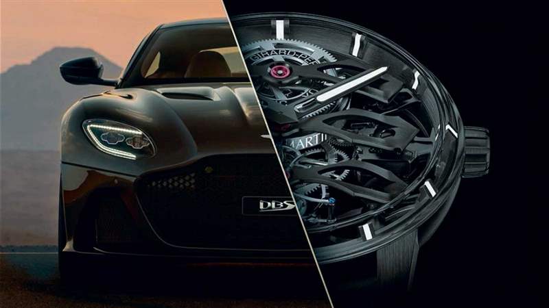 Girard-Perregaux芝柏表聯乘Aston Martin｜一身黑魂的Tourbillon with Three Flying Bridges - Aston Martin Edition-復刻表