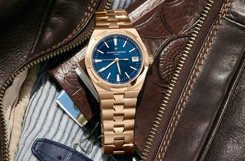 江詩丹頓2020新作！Vacheron Constantin Overseas自動上鏈腕表帶來典雅粉紅金X藍(lán)面設(shè)定-復(fù)刻表