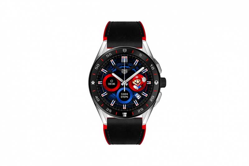 泰格豪雅TAG Heuer聯乘《Super Mario》 Mario穿梭于Connected智能腕表之中-復刻表