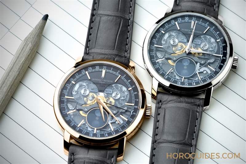 穿透面盤直視沉穩閃耀的機芯運轉｜江詩丹頓Traditionnelle全日歷鏤雕腕表-復刻表