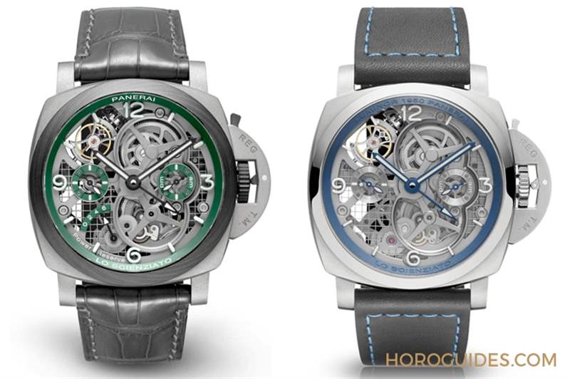 華麗撞色！紅金殼配鍍藍(lán)面｜Panerai Luminor陀飛輪兩地時間紅金腕表-PAM01060-復(fù)刻表