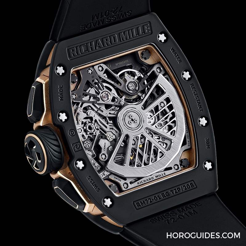 RICHARD MILLE 72-01計時碼表，再添黑白陶瓷款-復(fù)刻表