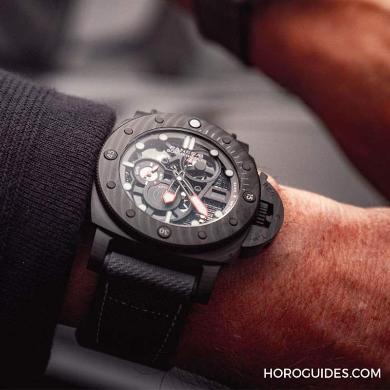 改裝至尊B(yǎng)RABUS附體！頂尖交鋒之作PANERAI Submersible S BRABUS Black Ops腕表-PAM01240-復(fù)刻表