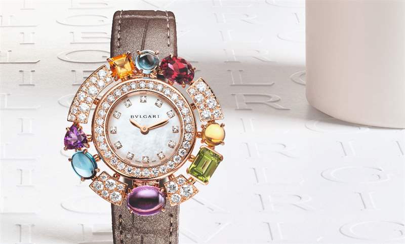 義式珠寶美學(xué)加持！BVLGARI Allegra腕表的彩寶光環(huán)-復(fù)刻表