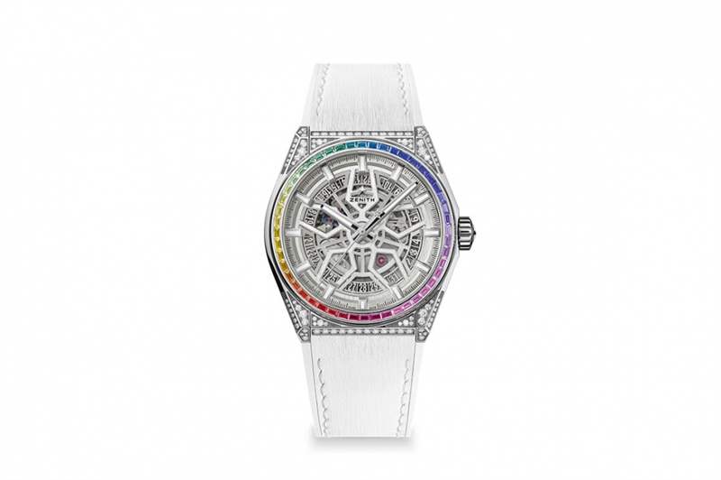 為這個(gè)圣誕添上色彩！真力時(shí)Zenith DEFY High Jewelry Rainbow-復(fù)刻表