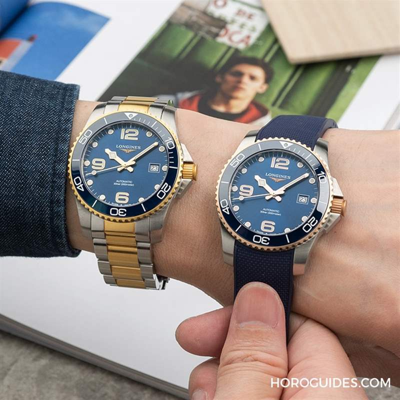 秒變型男的三步驟：浪琴表深海征服者Two-tone雙色款-復(fù)刻表