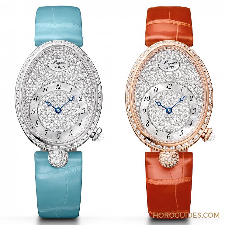 璀璨絕美！以雪花鑲嵌入作｜Breguet Reine de Naples 8938仕女鉆表-復刻表