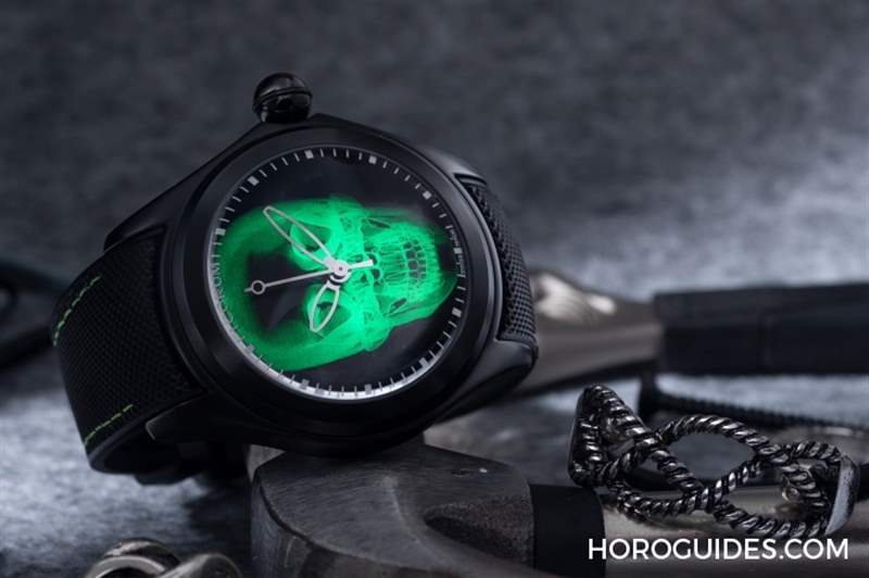 大膽狂放！泡泡里的幽冥綠光｜Corum Bubble X Ray自動(dòng)腕表-復(fù)刻表