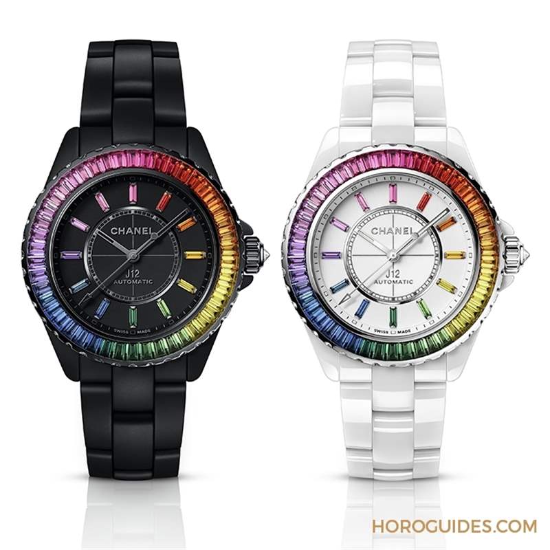 彩虹圈、電音魂，CHANEL J12嗨起來！-復(fù)刻表