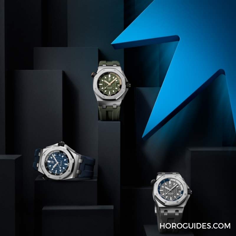 時尚新色、快拆表帶！AP全新皇家橡樹離岸型ROO Diver-復(fù)刻表