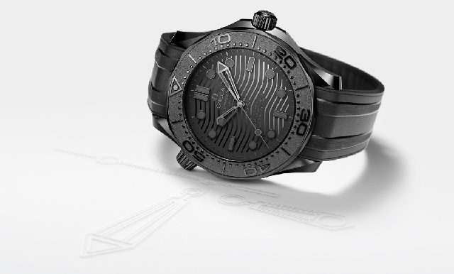黑陶瓷全面釋放！OMEGA Seamaster Diver 300M Black Black-復(fù)刻表