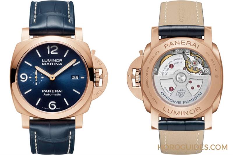沛納海Goldtech?紅金的獨家魅力｜Luminor Marina Goldtech? 紅金44mm-PAM01112-復刻表