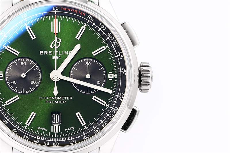 GF廠百年靈璞雅B01綠色表盤復(fù)刻版評測-復(fù)刻表