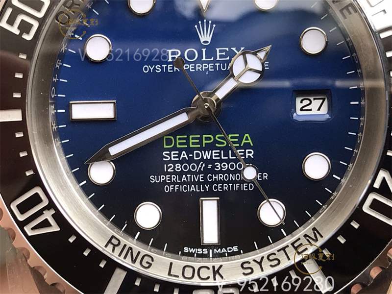 AR廠勞力士漸變藍(lán)鬼王v2版腕表復(fù)刻做工怎么樣對(duì)比n廠漸變鬼王-復(fù)刻表