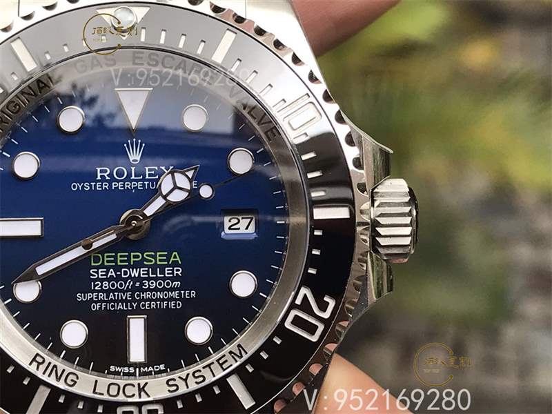 AR廠勞力士漸變藍(lán)鬼王v2版腕表復(fù)刻做工怎么樣對(duì)比n廠漸變鬼王-復(fù)刻表