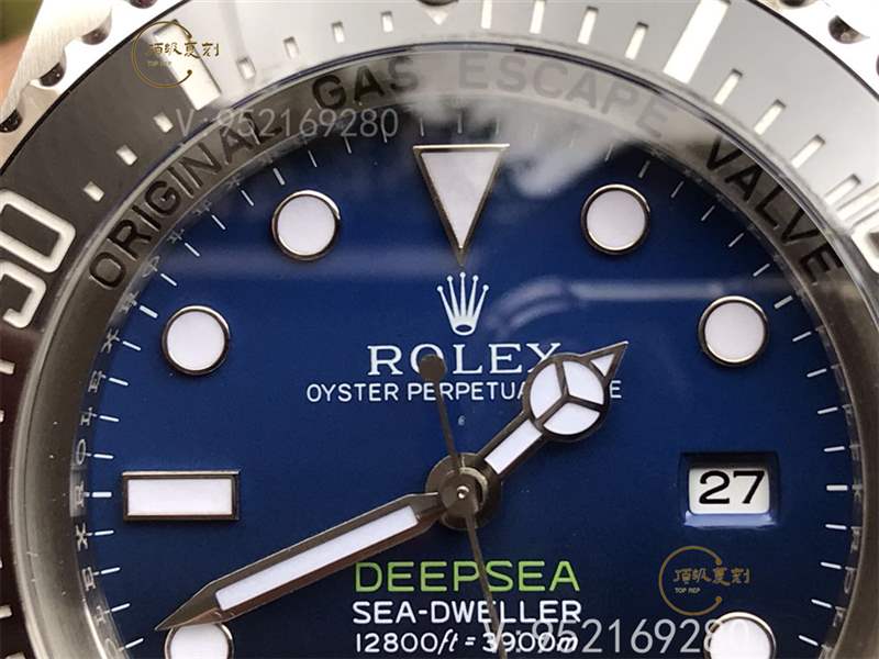 AR廠勞力士漸變藍(lán)鬼王v2版腕表復(fù)刻做工怎么樣對(duì)比n廠漸變鬼王-復(fù)刻表