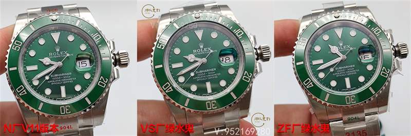 VS廠、ZF廠、N廠勞力士水鬼獨家對比，哪家復刻做工最為出色呢-復刻表