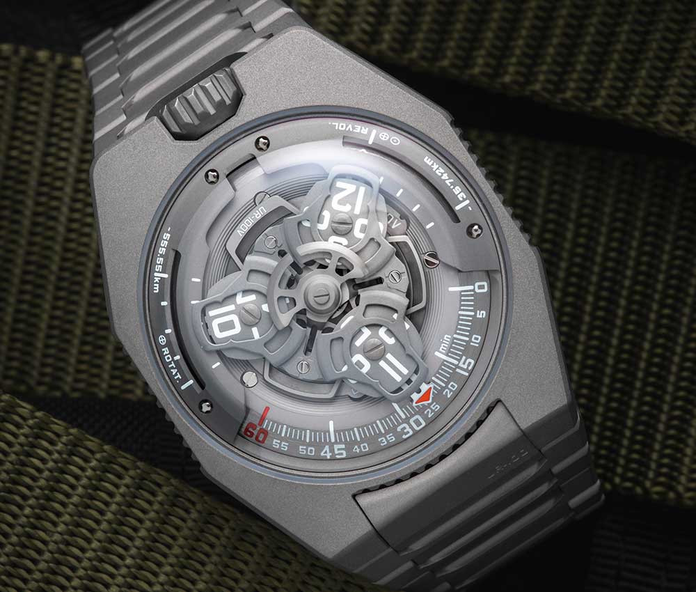 URWERK UR-100V 全鈦護套-復刻表