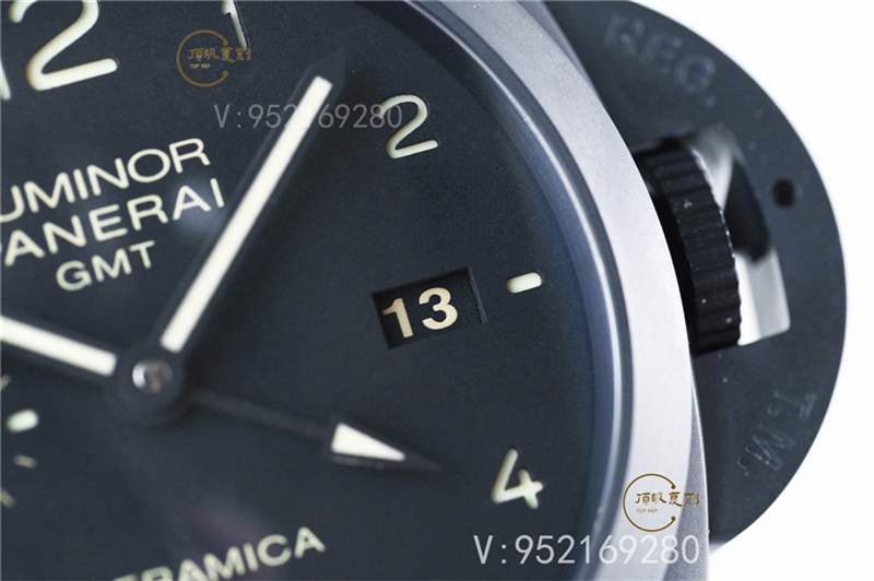 VS廠沛納海pam438黑陶瓷腕表詳細評測,鍍黑機芯更接近正品-復刻表