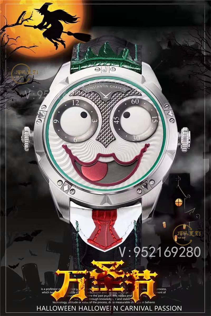 TW廠俄羅斯切金小丑復(fù)刻表對比正品能超越v9廠俄羅斯小廠嗎-復(fù)刻表