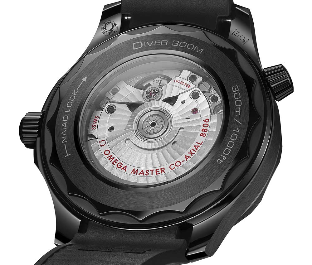 叛亂伏特藍(lán)寶石-歐米茄海馬潛水員300米黑色-復(fù)刻表