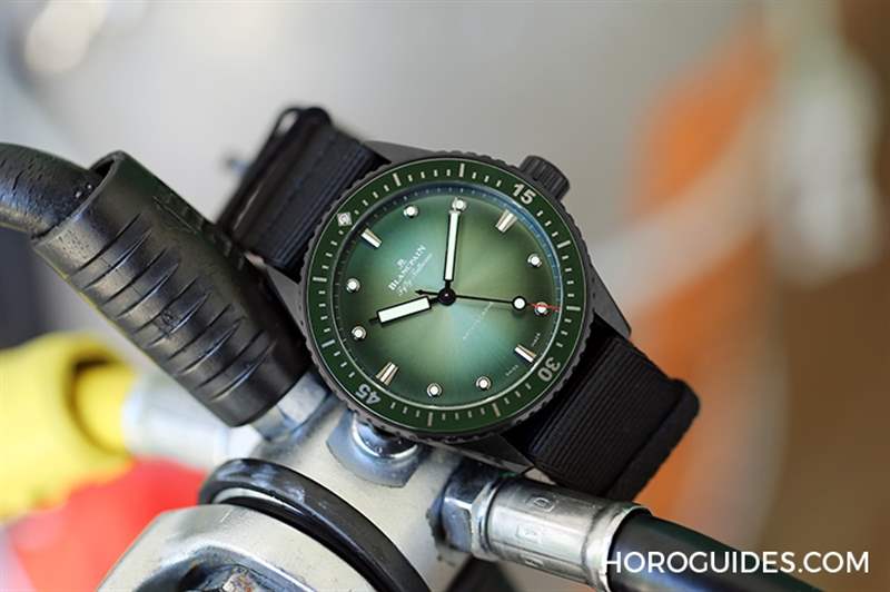 海底的第一道綠光｜寶珀Fifty Fathoms首款綠面表-復(fù)刻表