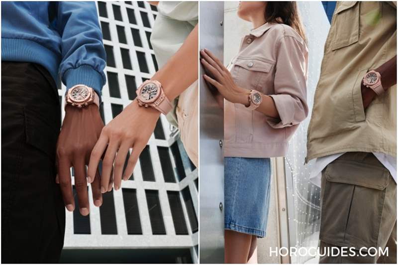 顏色無性別之分！HUBLOT Big Bang千禧粉腕表為兩性而生-復(fù)刻表