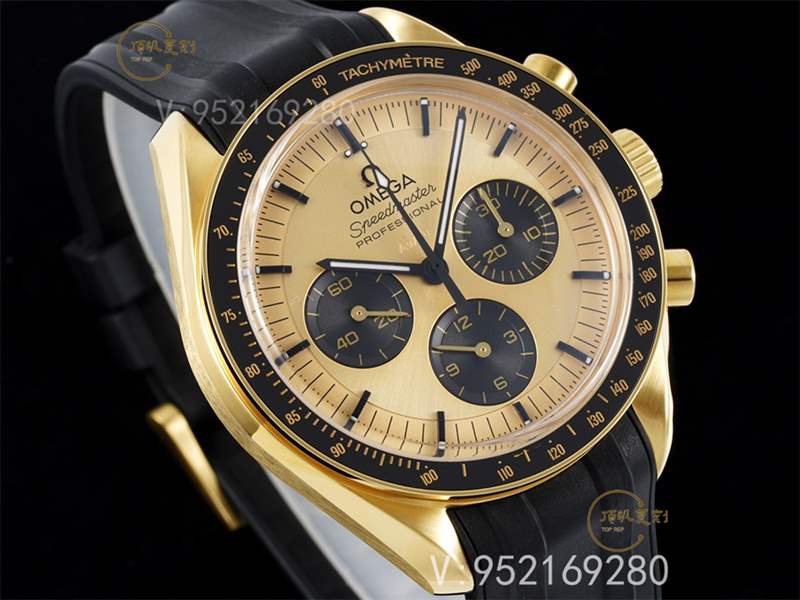 RM廠歐米茄超霸「綠金霸」月球表Moonshine 18K金款復刻做工怎么樣-復刻表