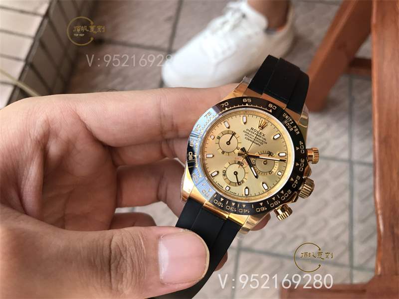 N廠勞力士迪通拿m116518ln間金膠帶復刻表做工怎么樣,內附實拍圖-復刻表