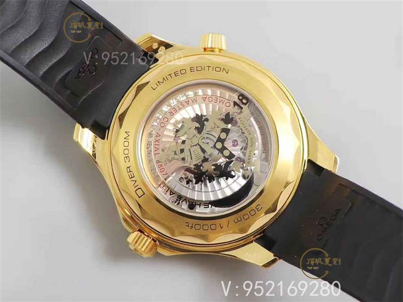 VS廠歐米茄海馬黃金版女王密使007復刻表怎么樣,醉美黃金版邦德-復刻表