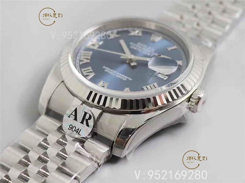 AR廠勞力士v3版日志36mm羅馬數(shù)字盤質(zhì)量如何，對比正品怎么樣-復(fù)刻表