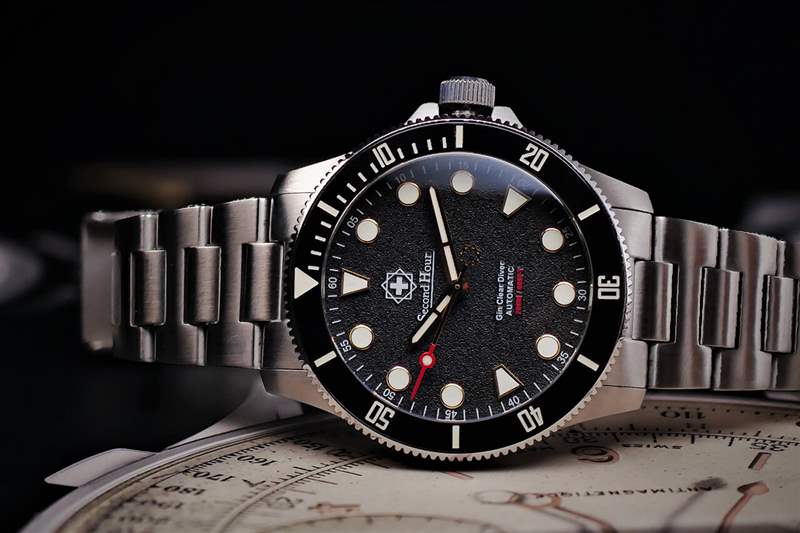 澳大利亞小眾手表:第二小時Second Hour Gin Clear Diver藍盤潛水表-復刻表