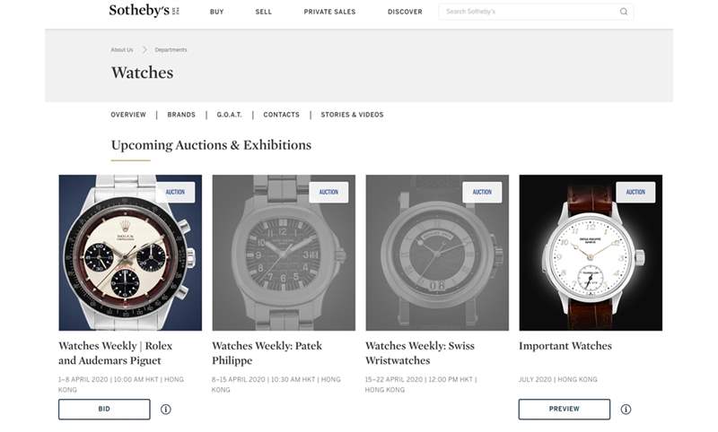小而精！蘇富比線上主題拍賣「Watches Weekly」接力度時機-復刻表