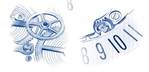 多色彩可選，好搭配又俐落的當代都會飛行表！-復刻表