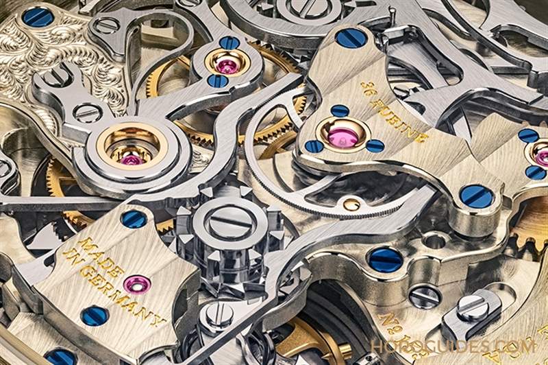 朗格1815 Rattrapante追針計(jì)時(shí)碼表-L101.2 型自制機(jī)芯-復(fù)刻表