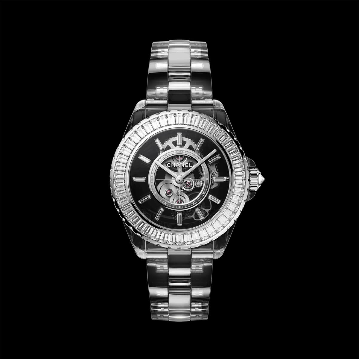 限量12枚！香奈兒J12 X個(gè)性鏤空機(jī)械手表H6249-復(fù)刻表