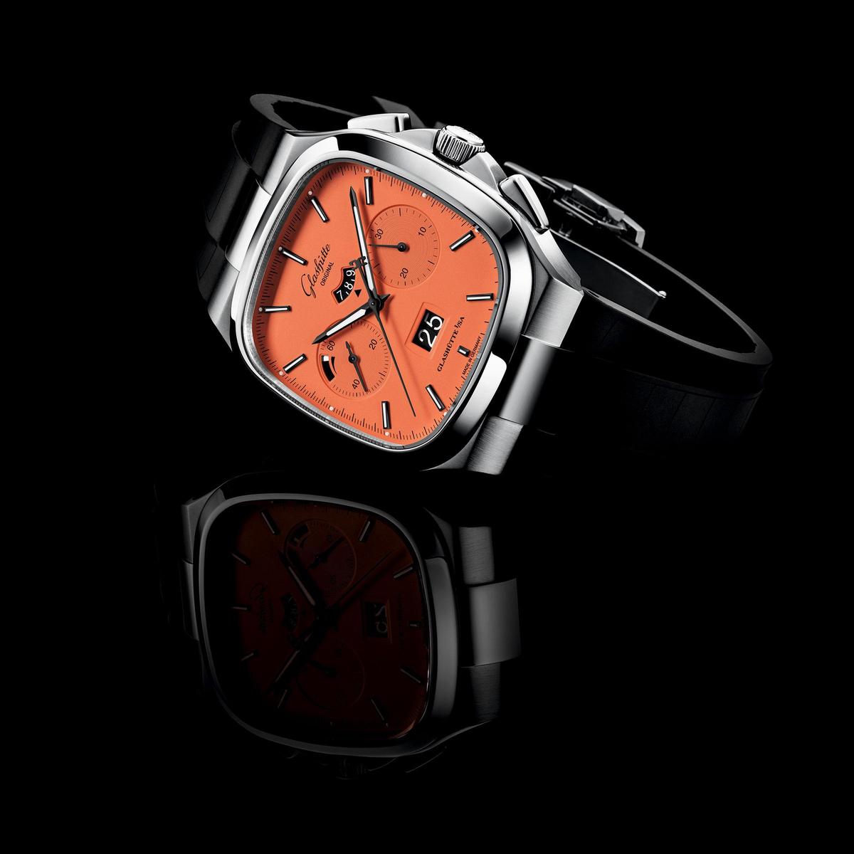 華麗復古新色登場！格拉蘇蒂原創Seventies大日期計時碼表限量版-復刻表