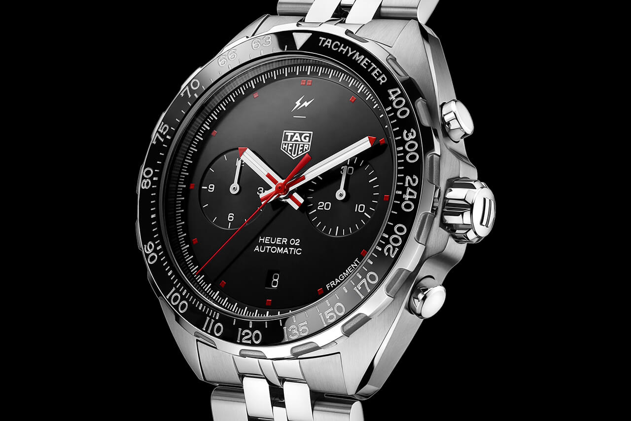 泰格豪雅 x Fragment聯(lián)名設(shè)計(jì)Heuer 02計(jì)時(shí)碼表-復(fù)刻表