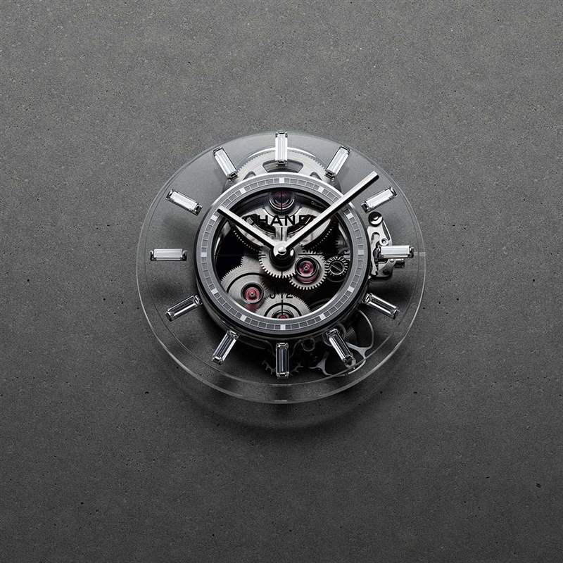 限量12枚！香奈兒J12 X個(gè)性鏤空機(jī)械手表H6249-復(fù)刻表