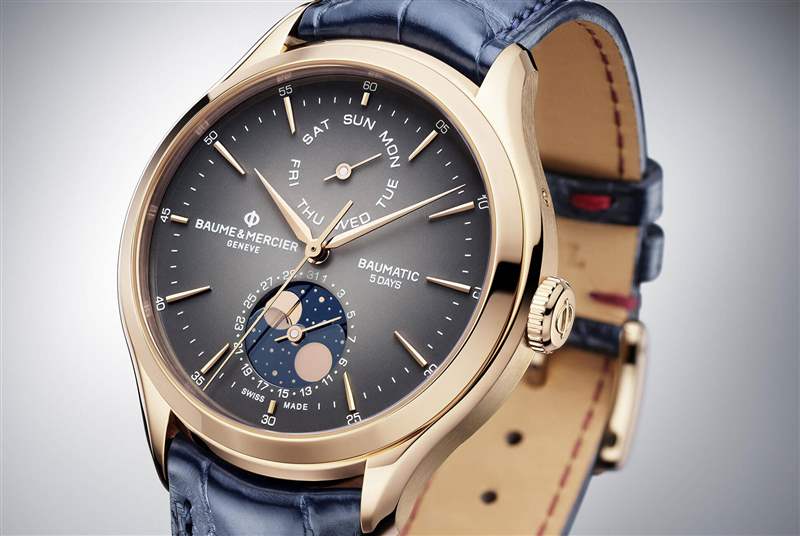 名士的全新Clifton Baumatic型號(hào)-復(fù)刻表