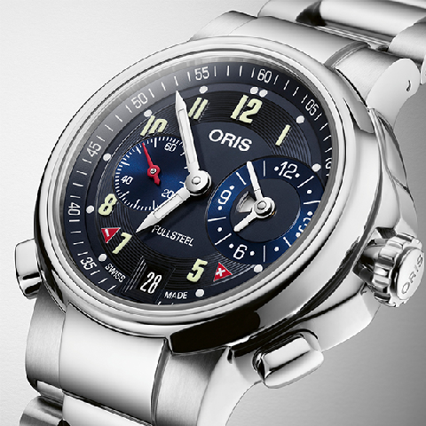 實用功能的驚喜復刻！ORIS H?lstein限量款重現Full Steel Worldtimer-復刻表