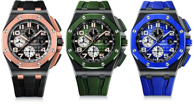 愛彼ap皇家橡樹離岸煙熏表盤，男士們的顏色-復刻表