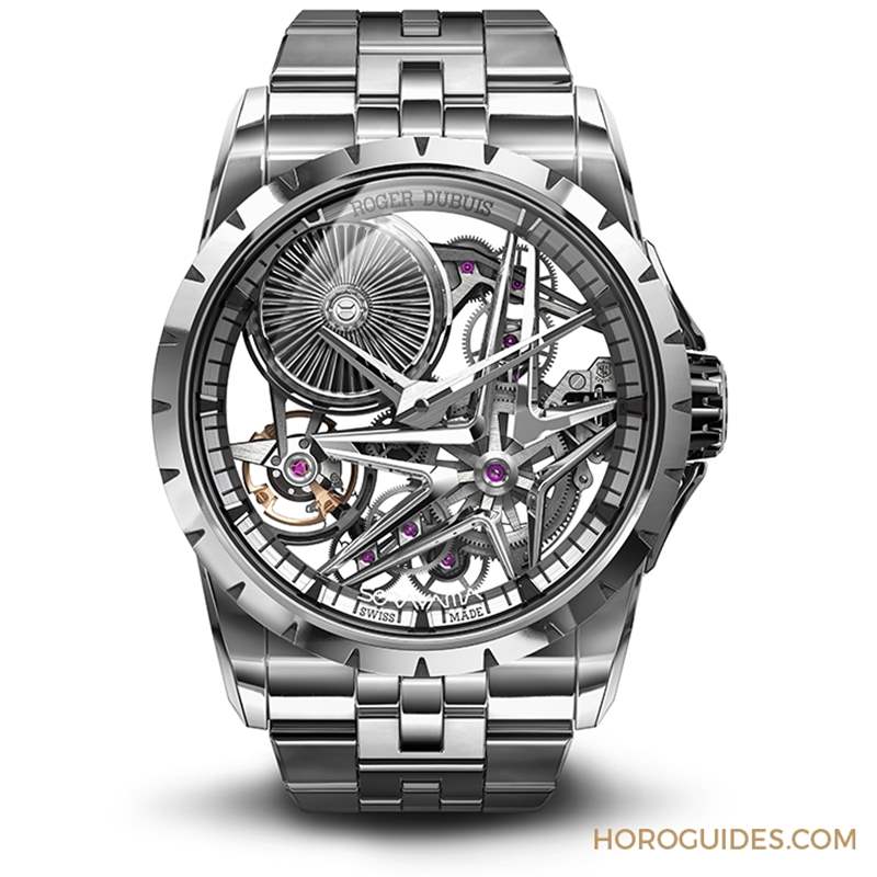 這款自動盤轉(zhuǎn)起來很迷幻！Roger Dubuis攜手空山基推出Excalibur Sorayama Monobalancier腕表-復(fù)刻表