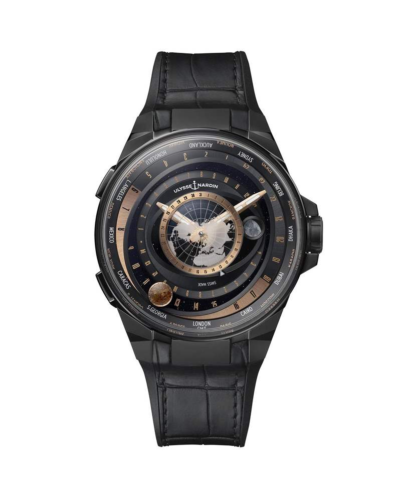 從上帝視角看天文奧秘！雅典表Blast月之狂想世界時區(qū)腕表-復刻表