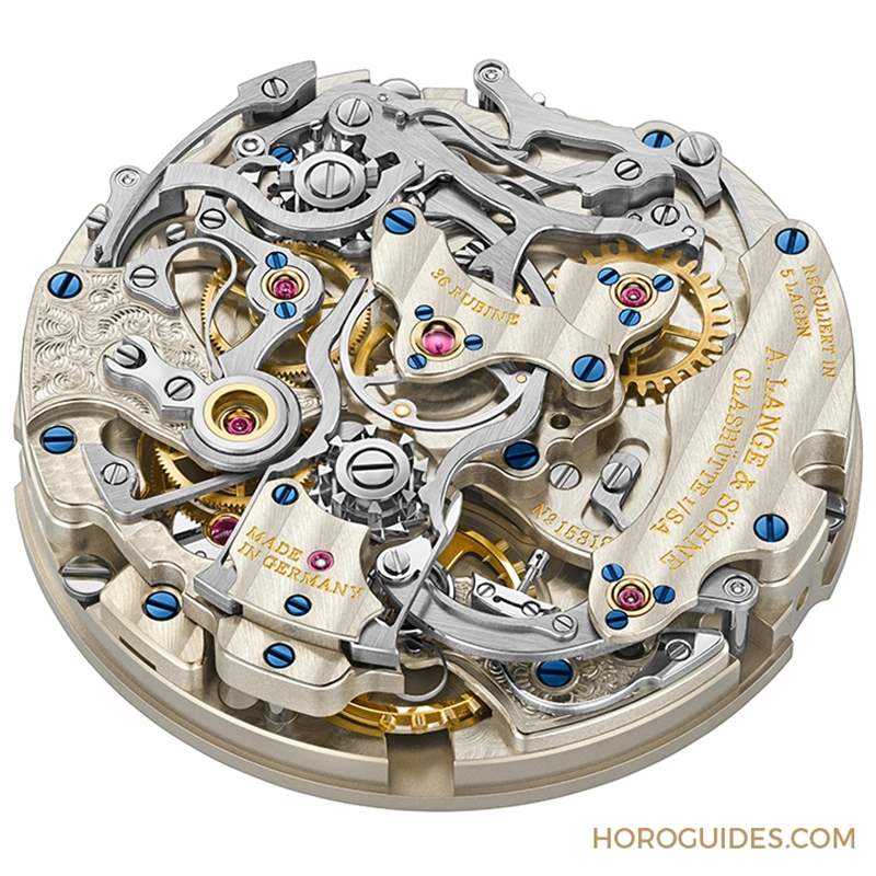 朗格1815 Rattrapante追針計(jì)時(shí)碼表-L101.2 型自制機(jī)芯-復(fù)刻表